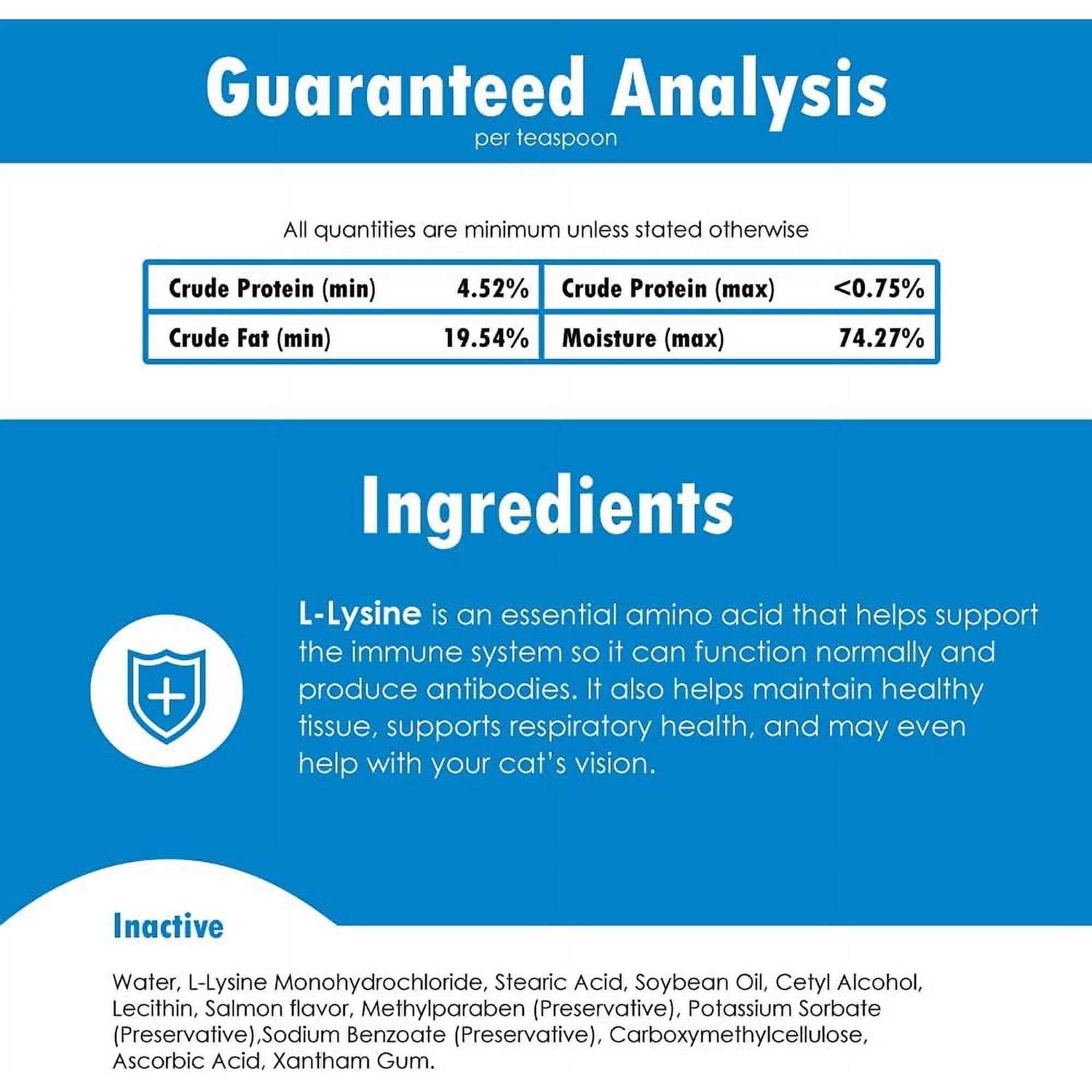 Felisyl L-Lysine Immune System Support Gel for Cats - Healthber