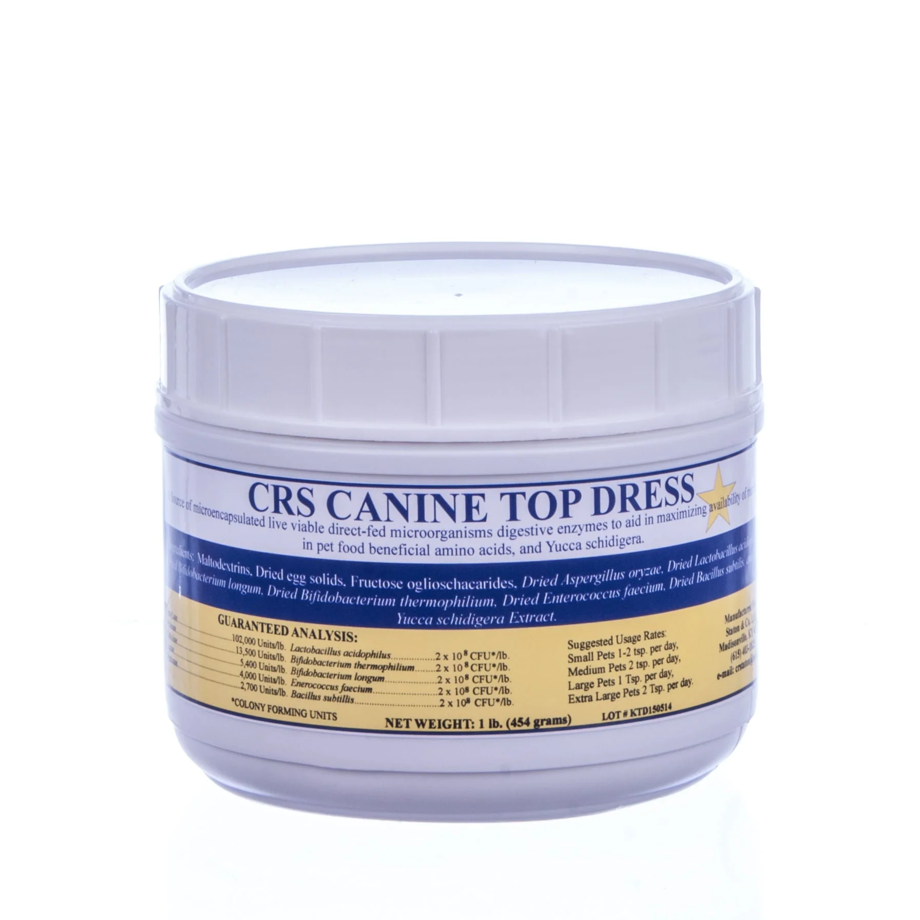 CRS Gold Canine Top Dress, 1 lb - Healthber