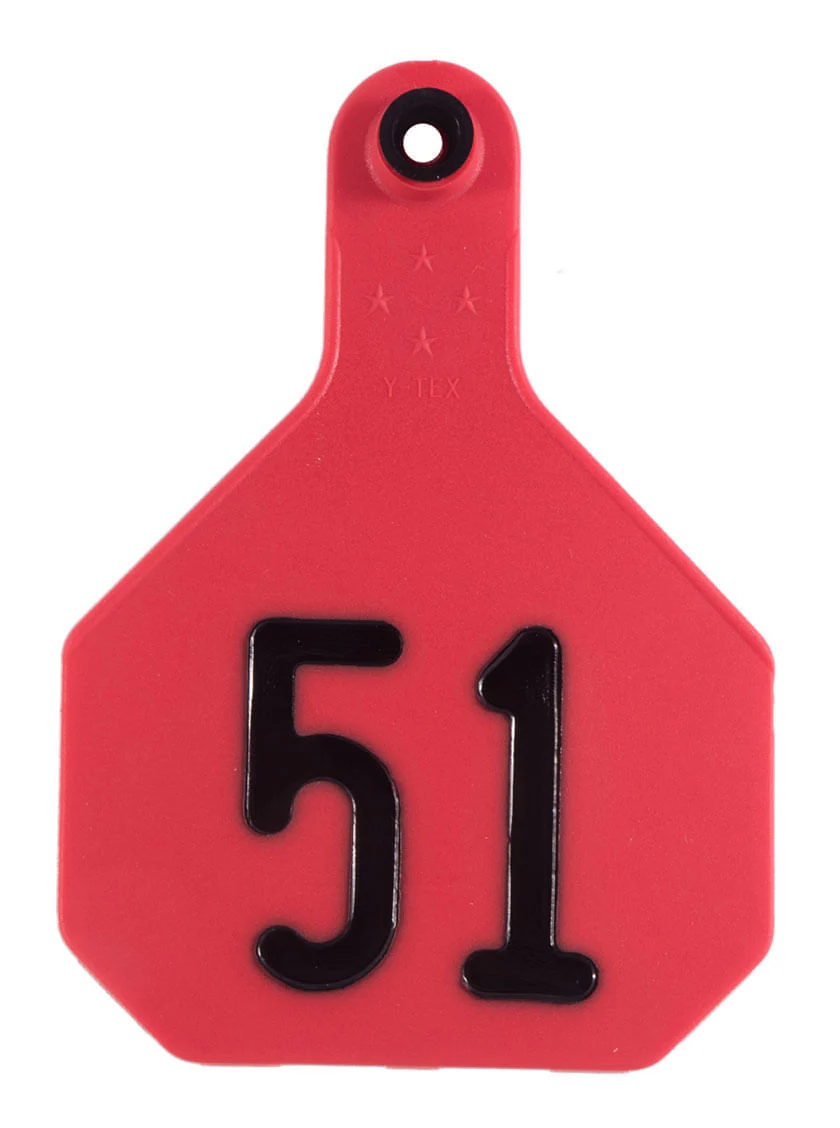 Y-Tex Numbered 2-Piece Ear Tags, 25 ct - Healthber