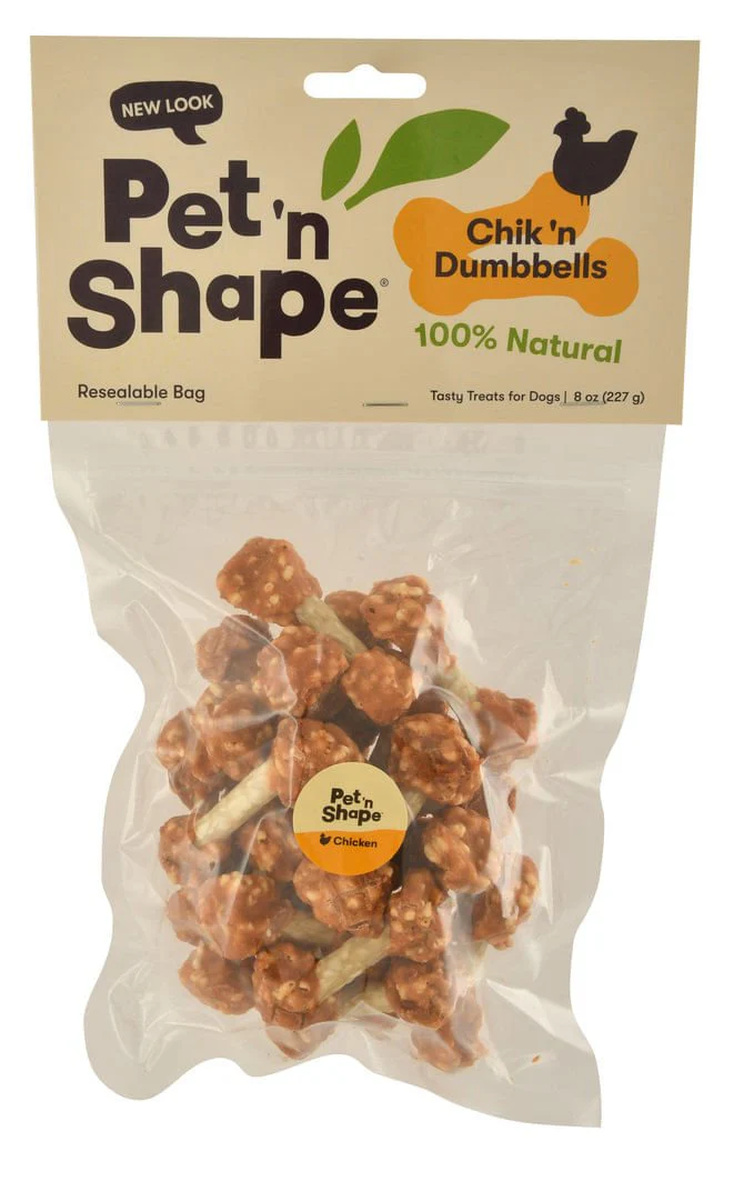 Pet 'n Shape Chik 'n Rice Dumbbells - Healthber