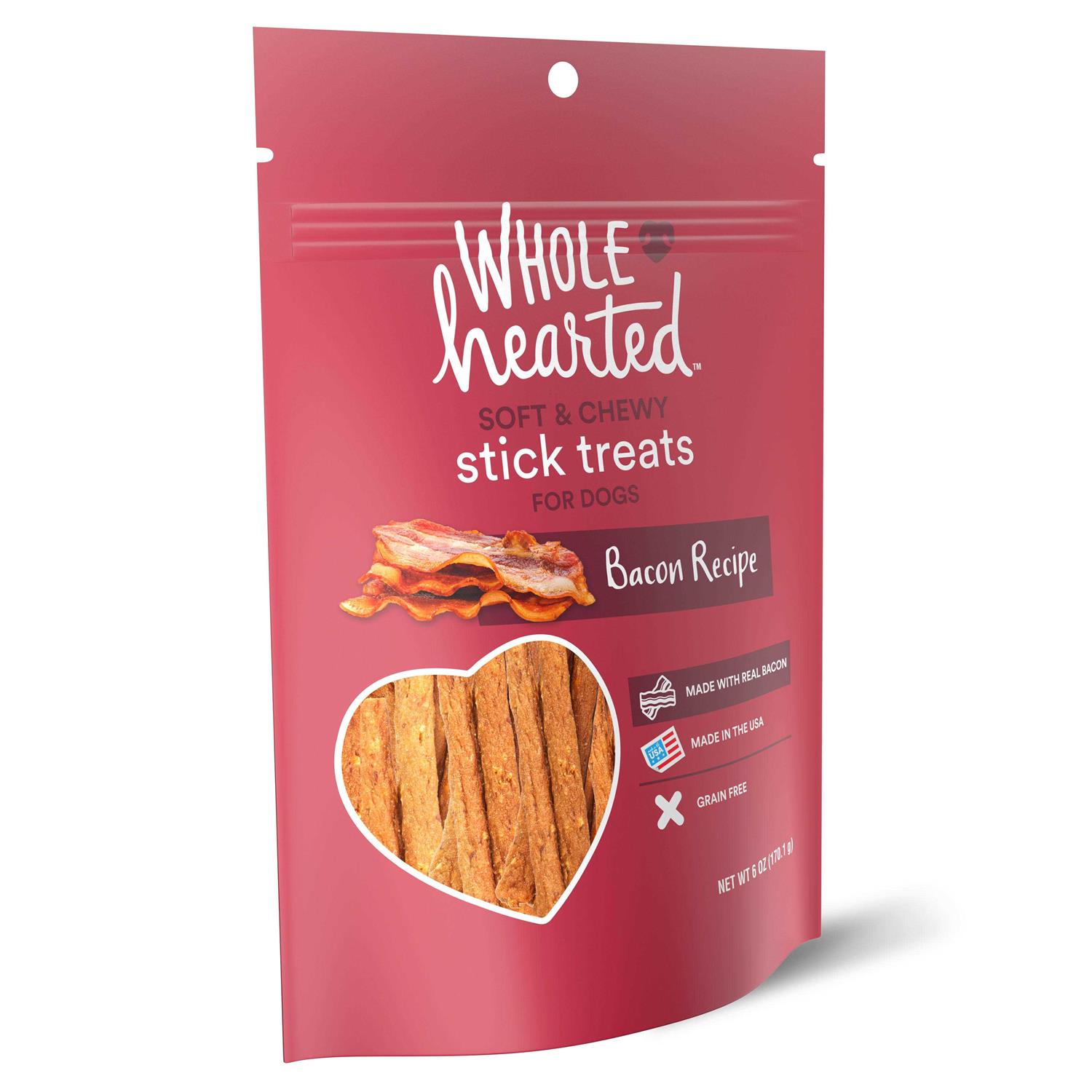 WholeHearted Grain Free Soft and Chewy Dog Stick Treats - Healthber