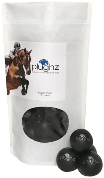 Plughz Equine Ear Plugs Stable Pack - Healthber