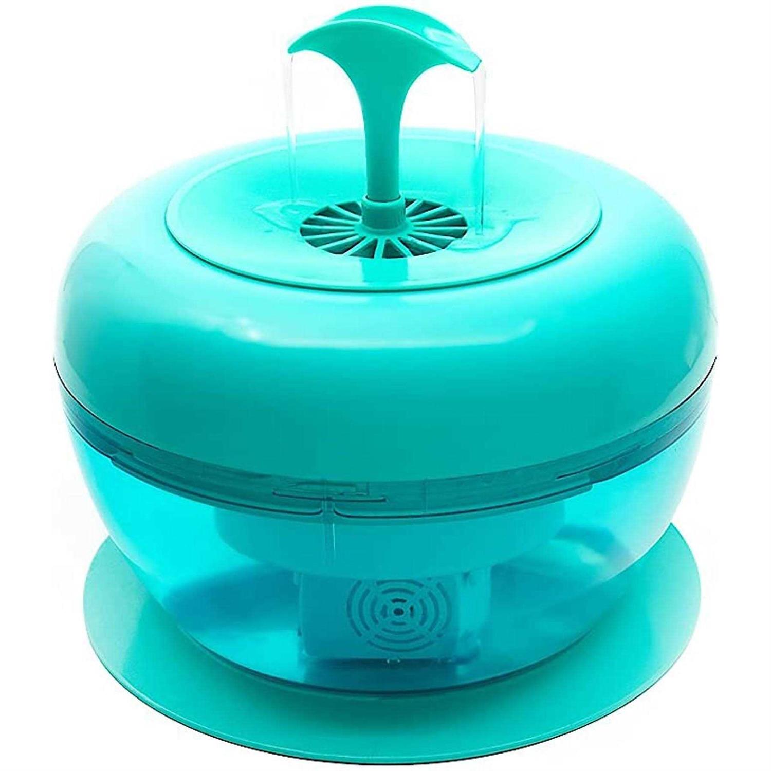 IntelliLeash PURRoducts Purrfect Water Fountain for Cats and Small Dogs with Premium 5-Layer Filter That Lasts Up To Two Months. Splash Free and Tip - Healthber