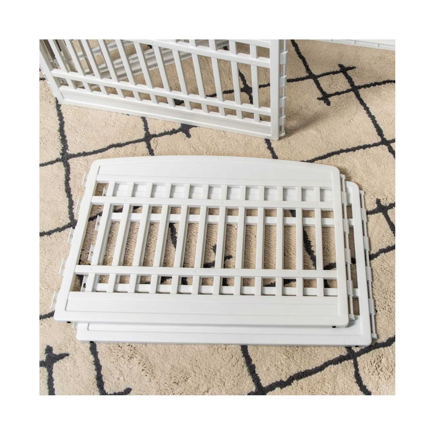 IRIS USA 24” 2-Panel Exercise Pet Playpen Add-On - Healthber