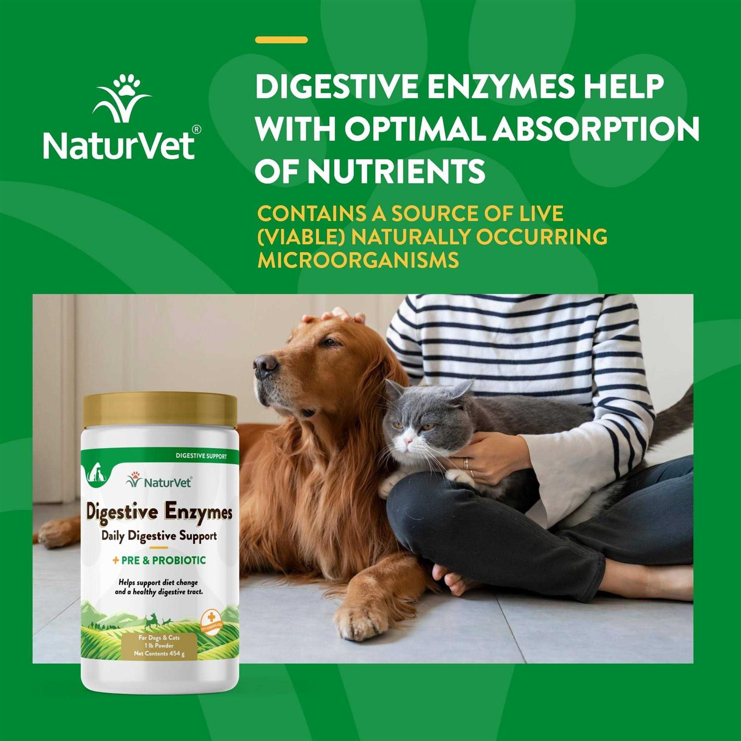 NaturVet Digestive Enzymes - Healthber