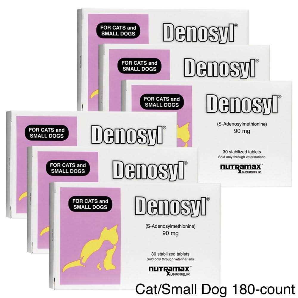 Nutramax Denosyl Liver and Brain Health Supplement for Small Dogs & Cats - Healthber