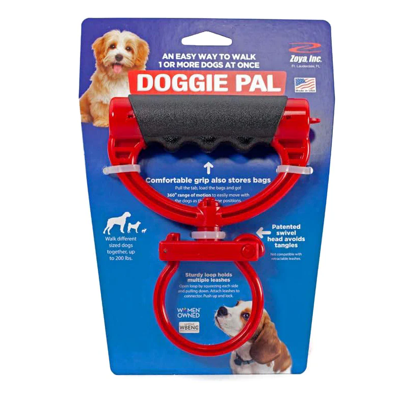 Doggie Pal Leash Holder and Waste Bag Storage - Healthber