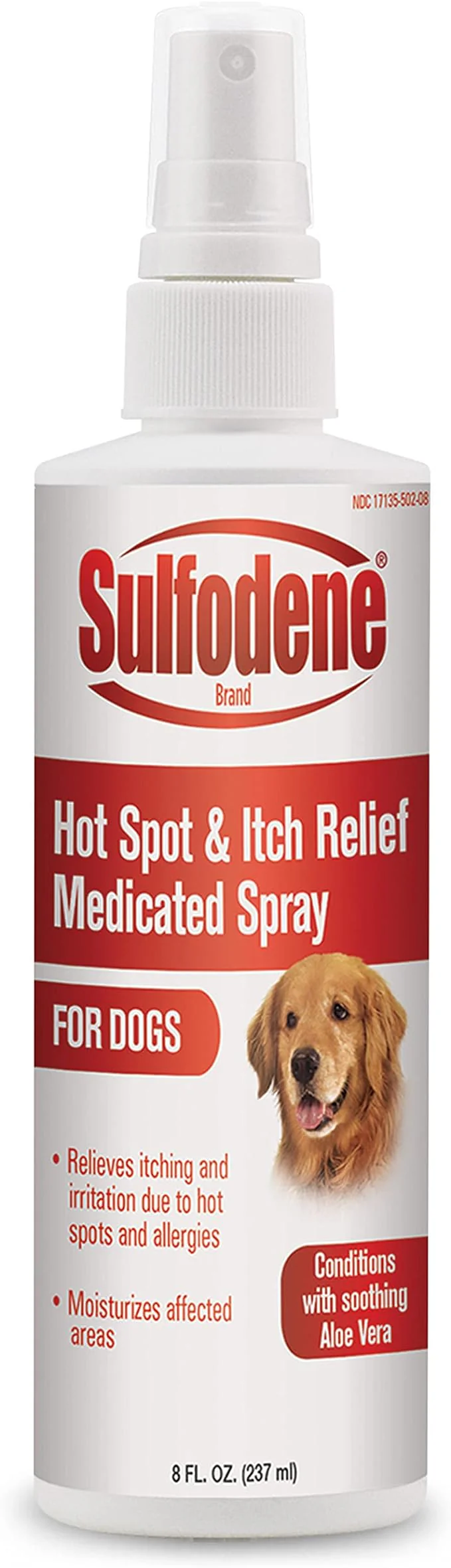 Sulfodene Medicated Hot Spot and Itch Relief, 8 oz - Healthber