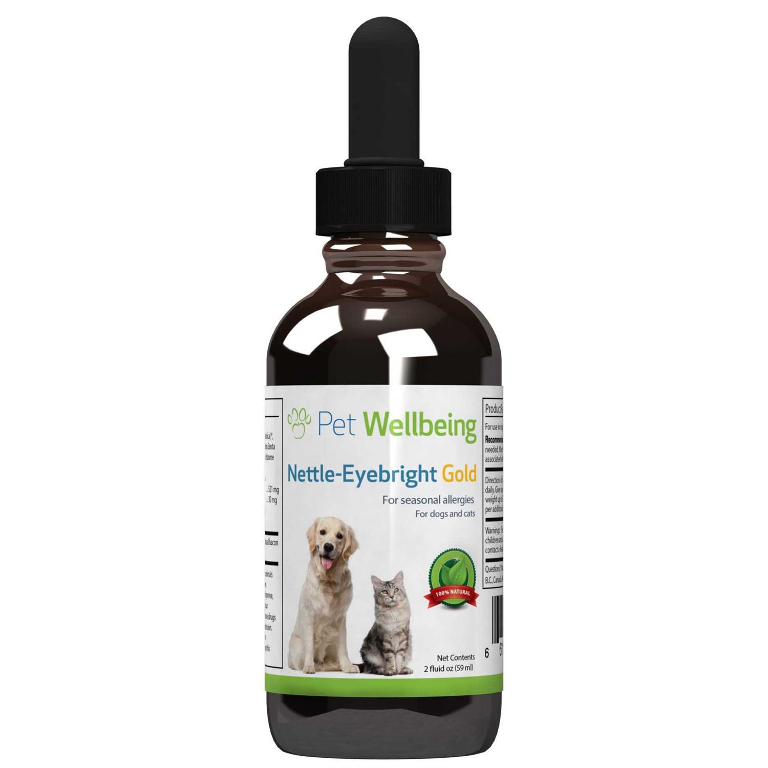 Pet Wellbeing Nettle Eyebright Gold for Dogs - Healthber