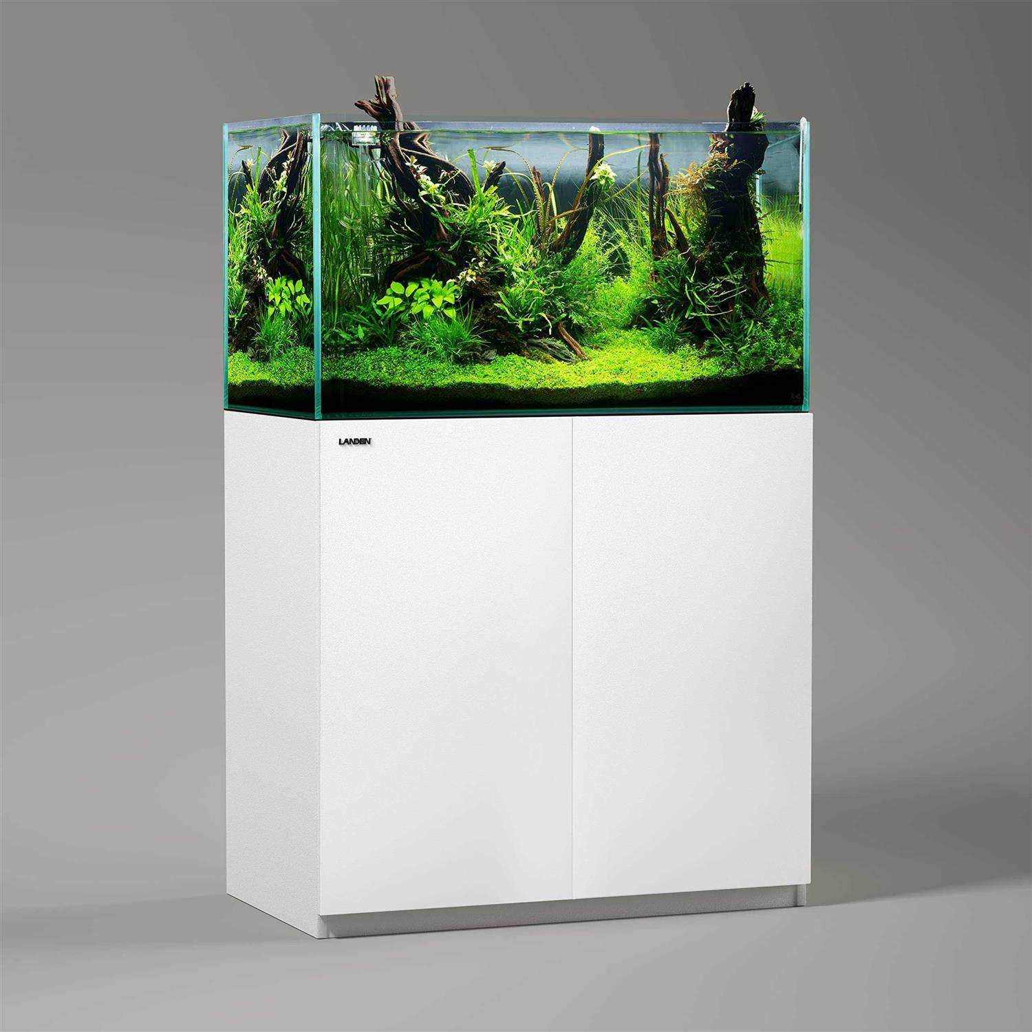 LANDEN Aquarium Stand and cabinet, for up Tank,Fish Tank, Nano Foam Leveling Mat Included, contemporary and Simple Design - Healthber