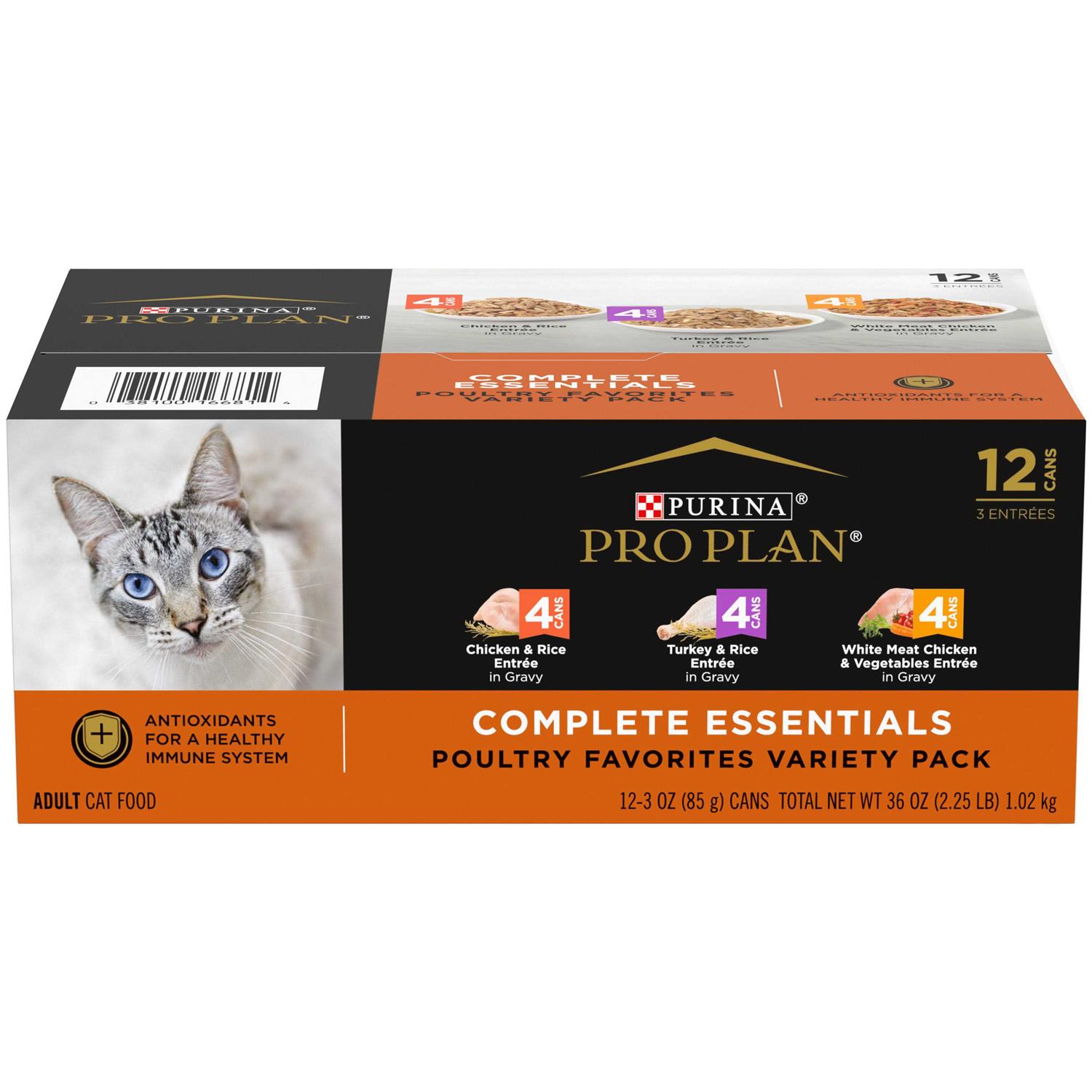 Purina Pro Plan Cat Food Chicken & Turkey Variety Pack - Healthber