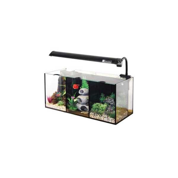 Underwater Treasures Aqua One Betta Trio Aquarium, 8.4-gal - Healthber