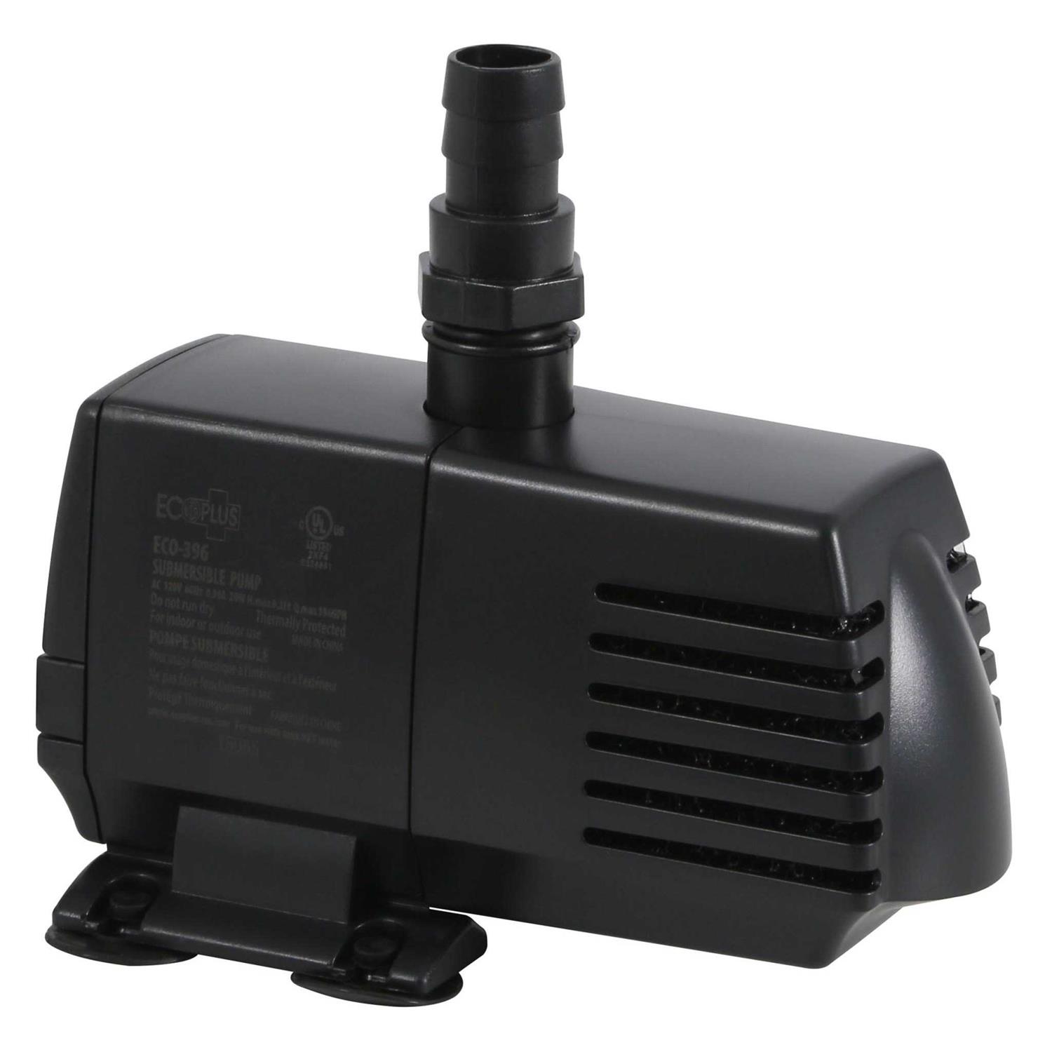 EcoPlus Eco 396 Fixed Flow Submersible/Inline Pump 396 GPH - Healthber