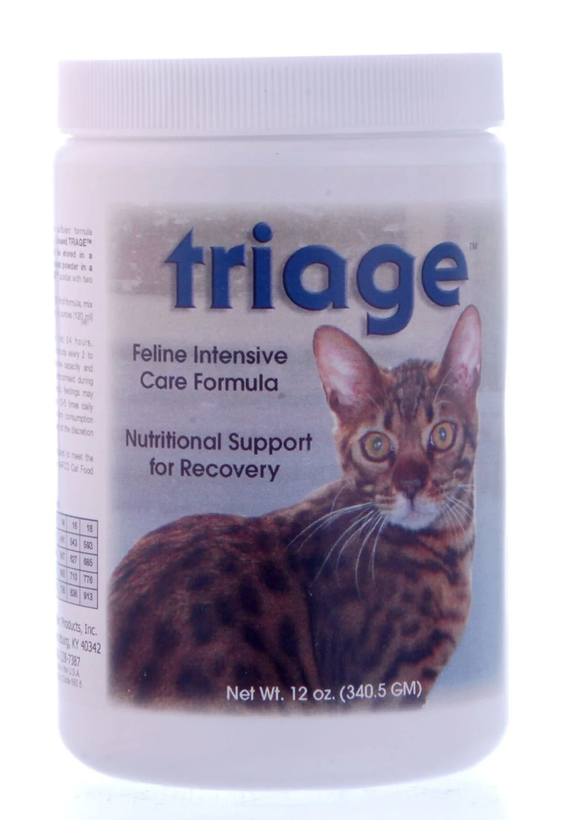Triage Feline Intensive Care Formula - Healthber