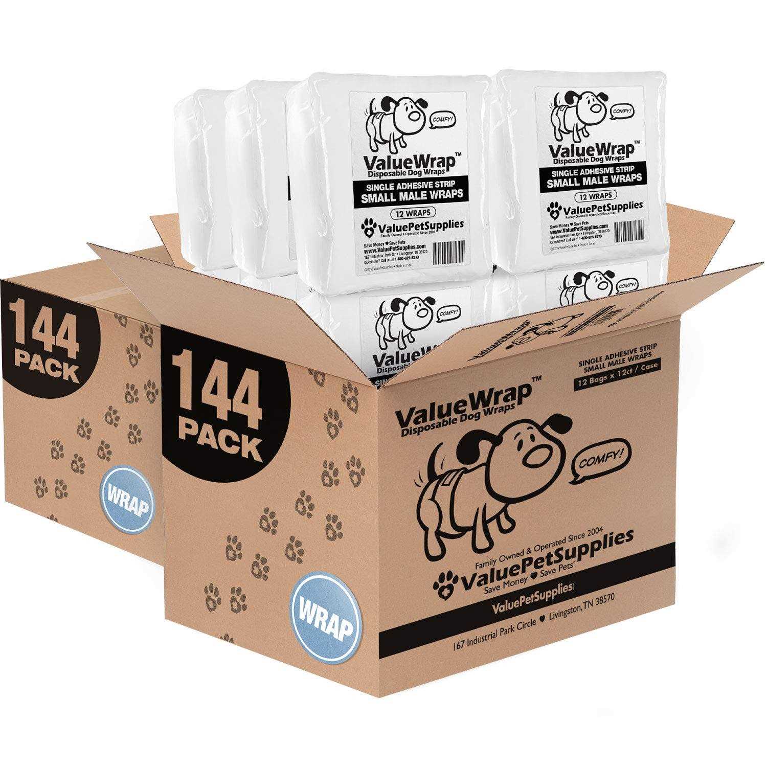 ValueWrap Male Wraps Disposable Dog Diapers - Healthber