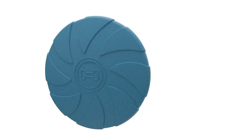 Blue Bone Stamp Frisbee - Healthber