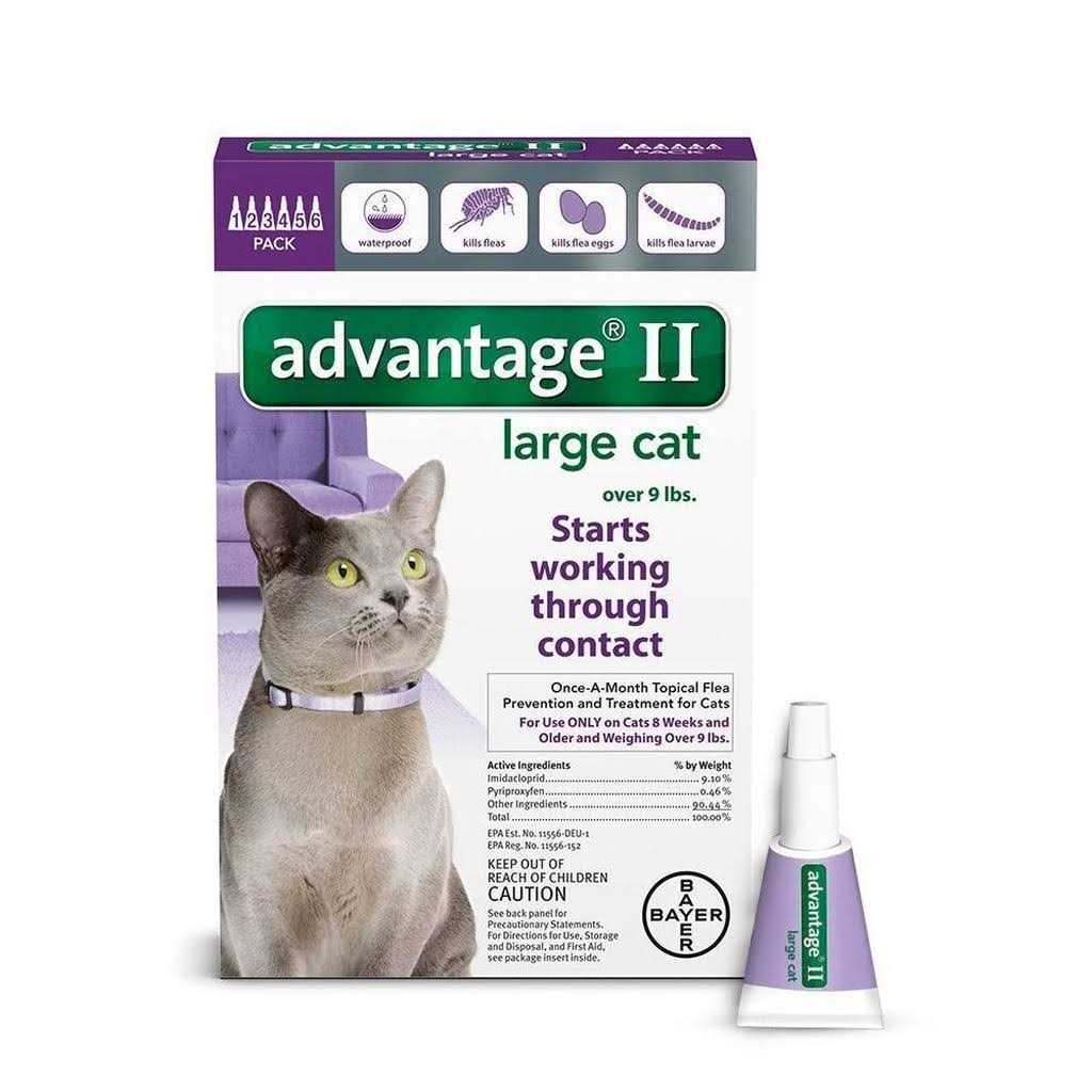 Advantage II for Large Cats Over 9 lbs - Healthber