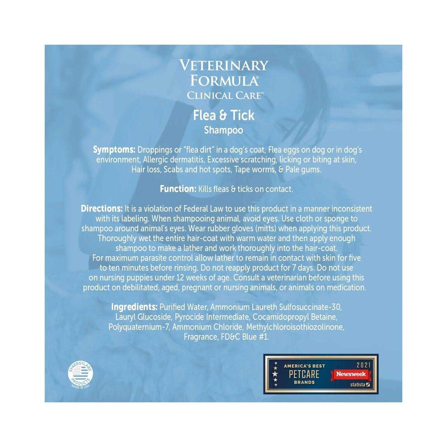 Veterinary Formula Clinical Care Flea and Tick Shampoo - Healthber