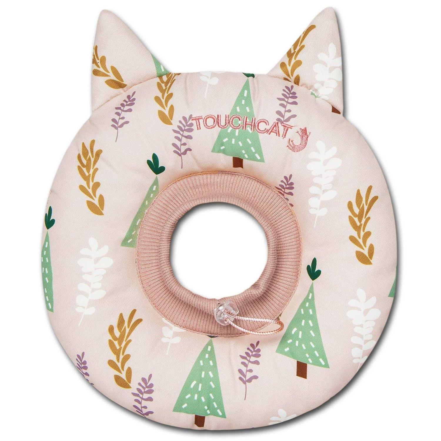 Touchcat Ringlet Licking and Scratching Adjustable Pillow Cat Neck Protector - Healthber