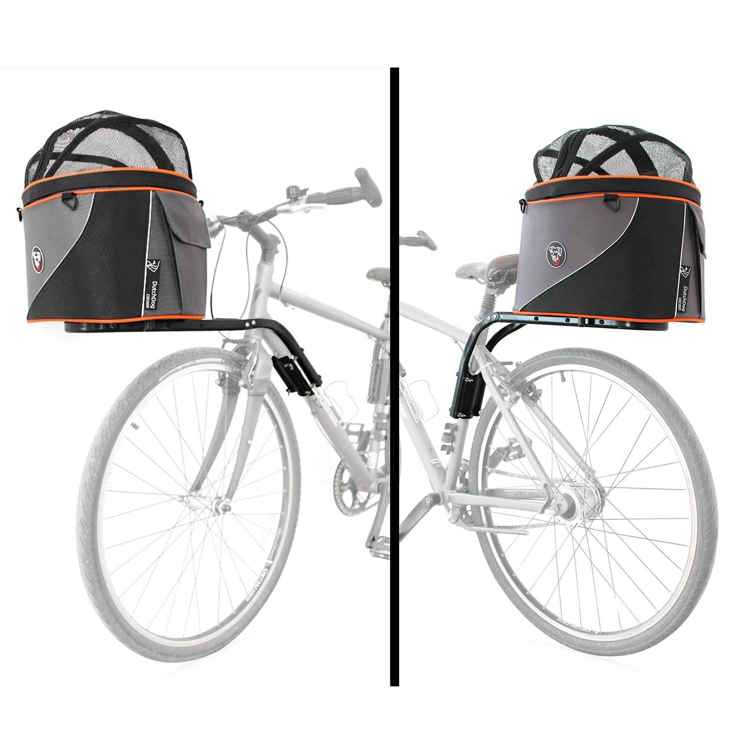 DoggyRide Cocoon pet bicycle basket plus rack - Healthber