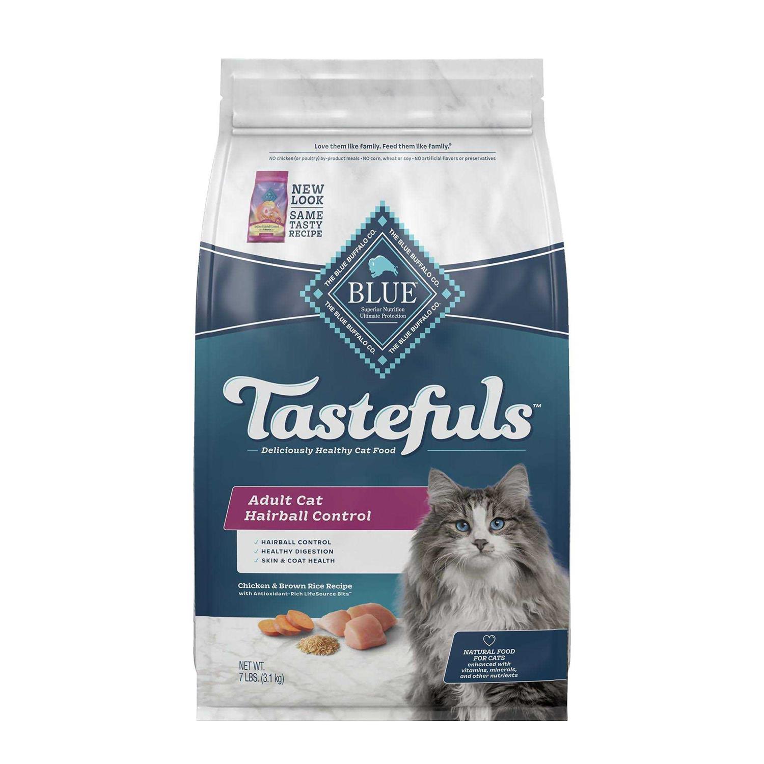 Blue Indoor Hairball Control Adult Dry Cat Food - Healthber