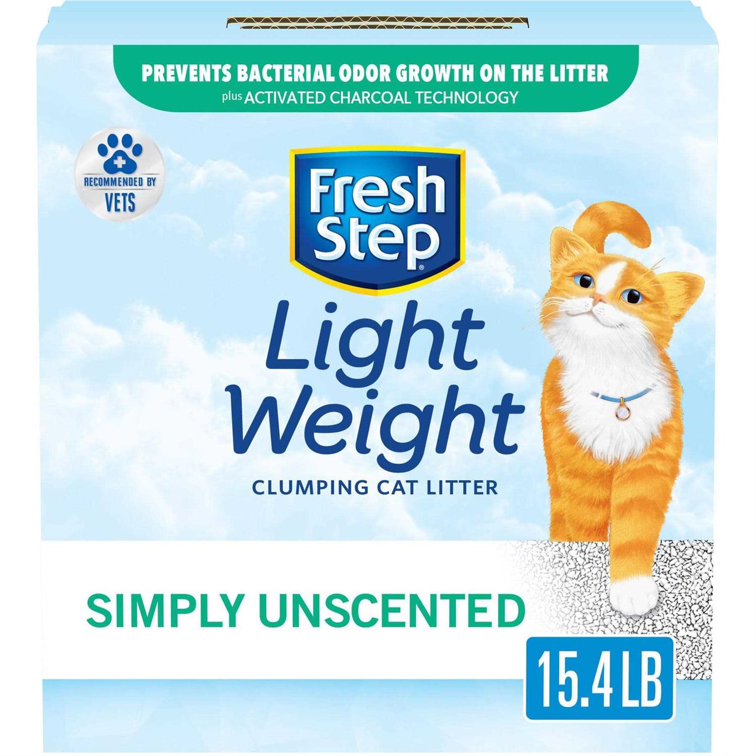 Fresh Step Simply Unscented Lightweight Clumping Cat Litter - Healthber