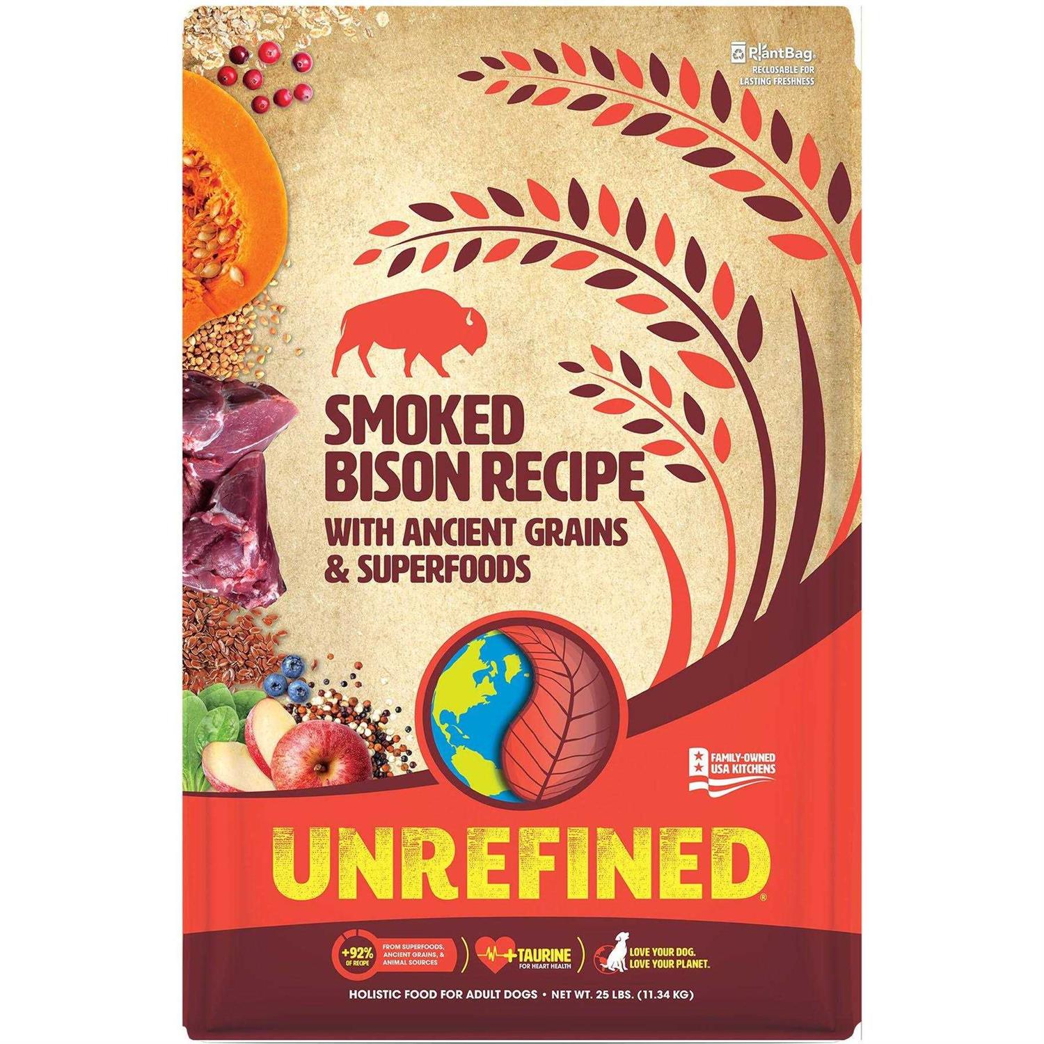 Earthborn Unrefined 25 lbs Holistic Unrefined Dog Food - Healthber