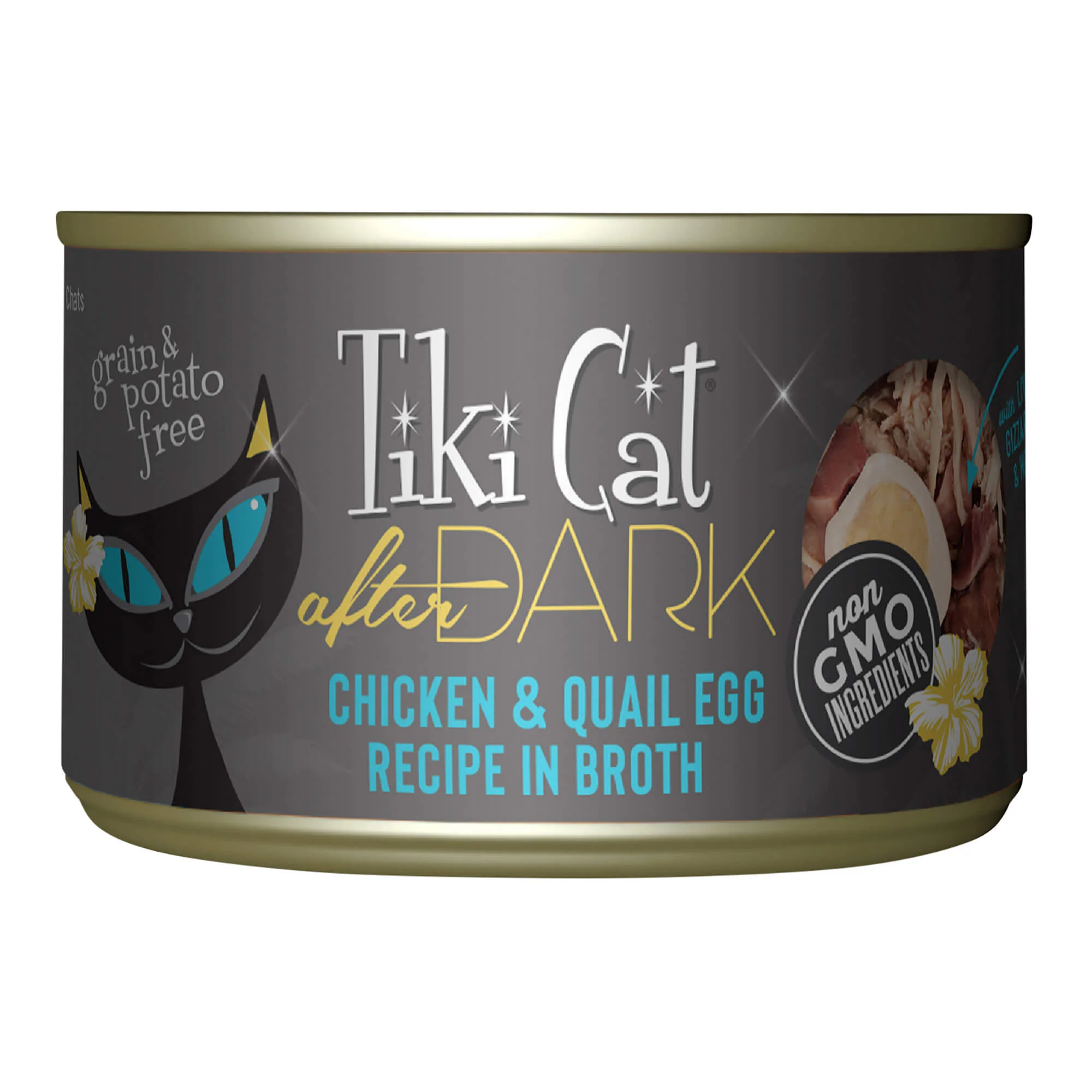 Tiki Cat After Dark Wet Cat Food, Chicken & Quail Egg - Healthber