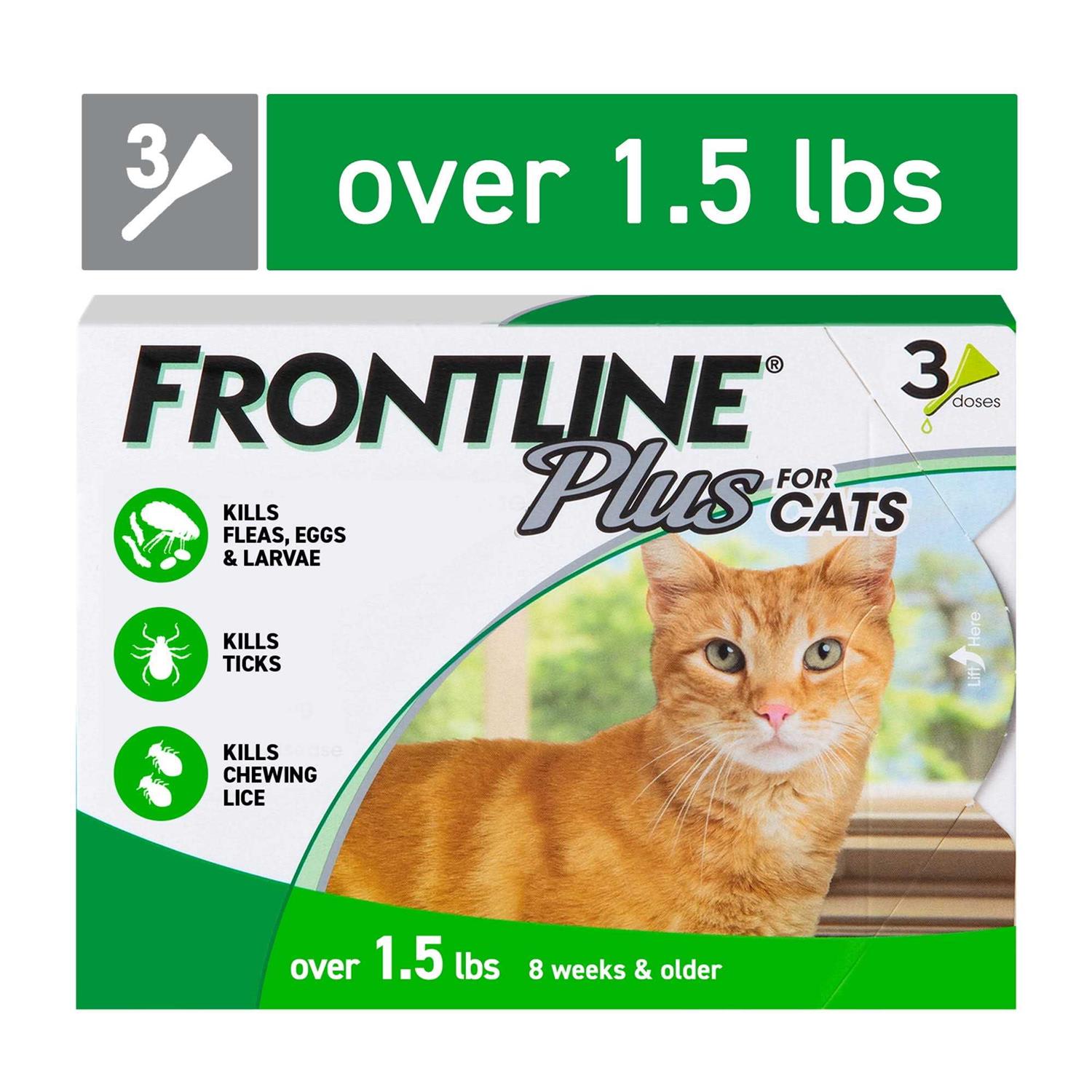 Frontline Plus Flea & Tick for Cats - Healthber