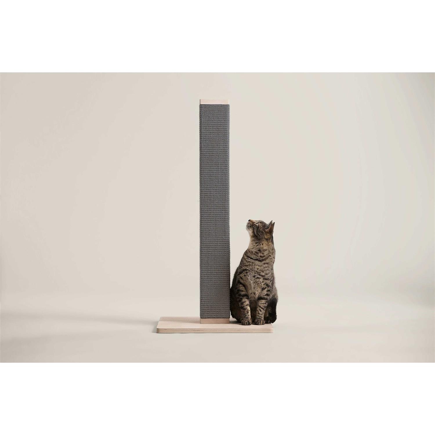 Tall Modern Scratching Post by tuft + paw Zip and Sisal Extra Tall 36 inches - Healthber