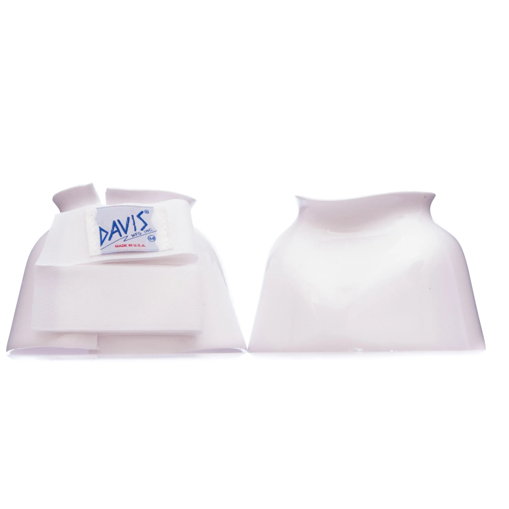 Davis Pro-Fit Bell Boots, White, Large - Healthber