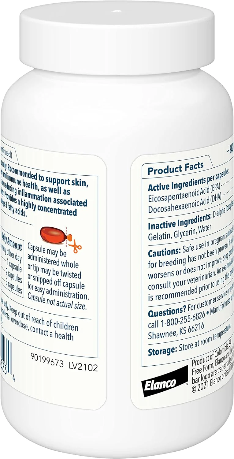 Free Form Omega-3 Fish Oil Snip Tip Capsules - Healthber