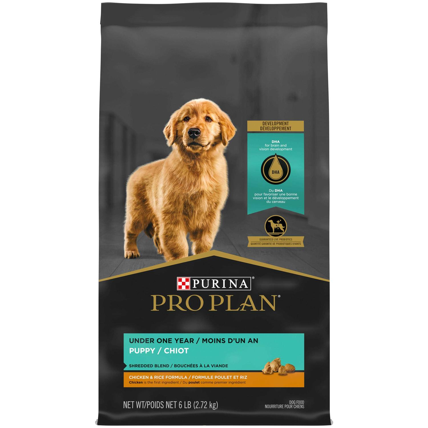 Purina Pro Plan Shredded Chicken & Rice Formula Puppy Dry Dog Food - Healthber