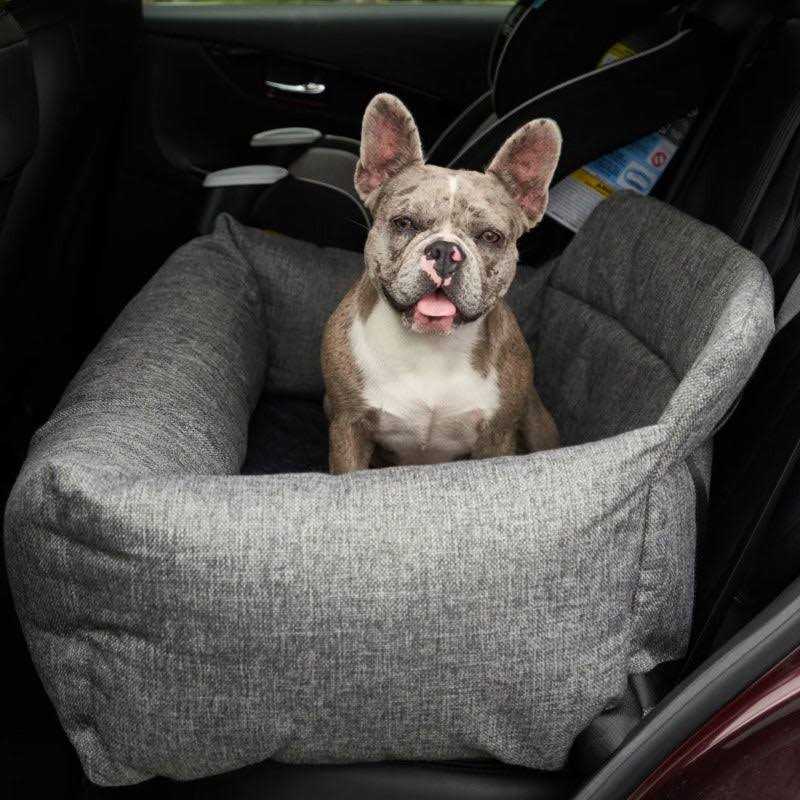 Paw PupProtector Memory Foam Dog Car Bed Gray Seat - Healthber