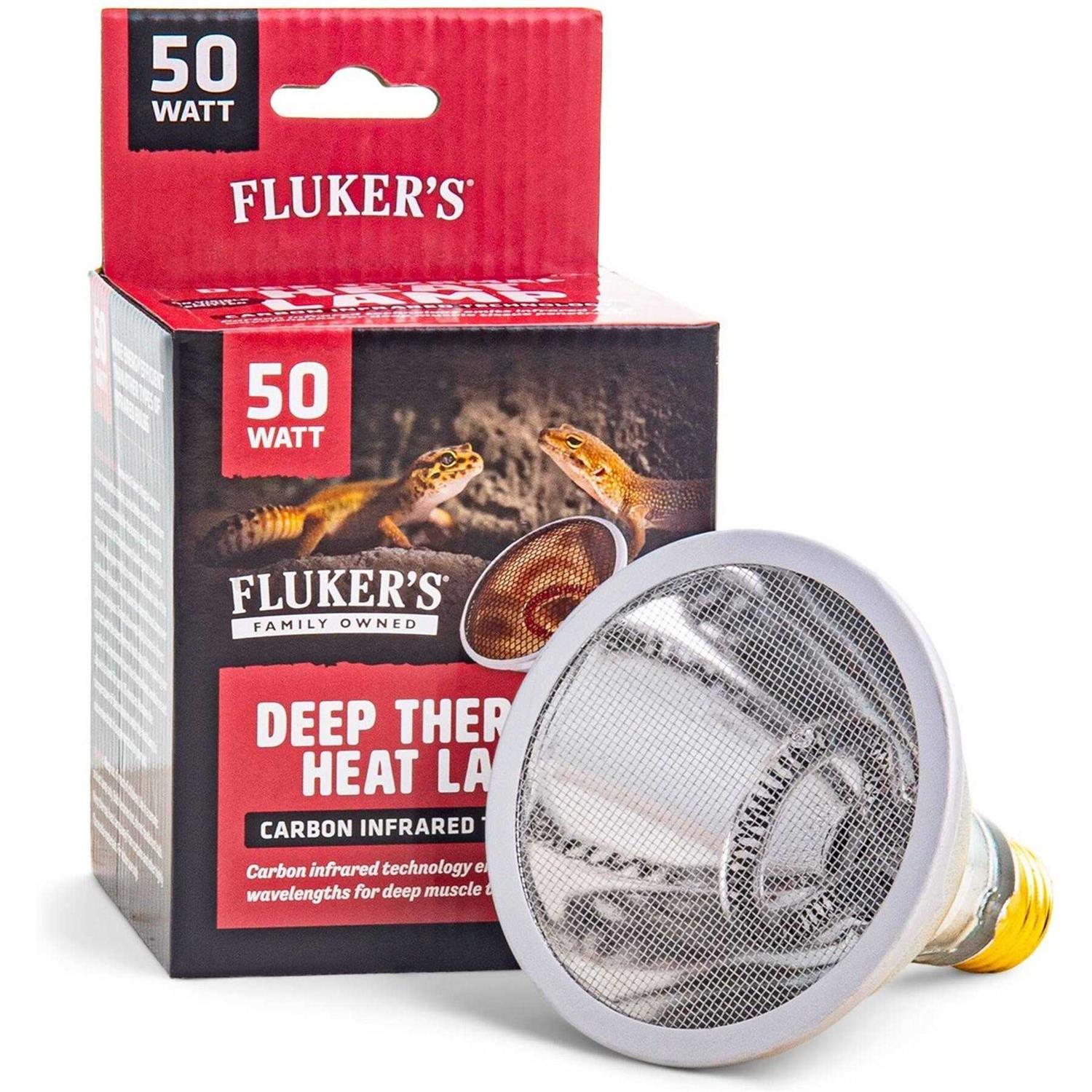 Flukers Deep Thermal Heat Lamp for Reptiles - Healthber