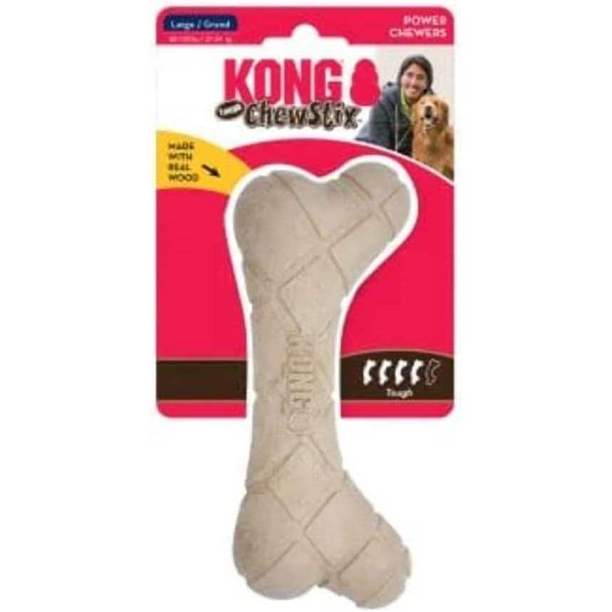 Kong ChewStix Tough Femur Dog Toy - Healthber
