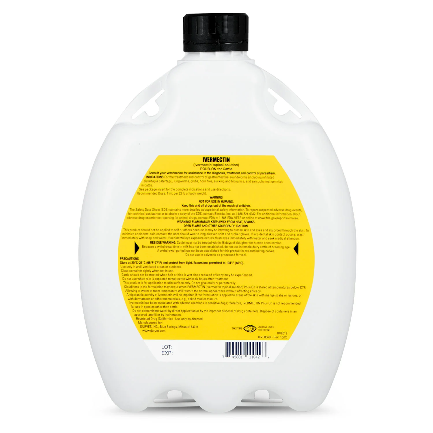 Ivermectin Pour-On Wormer - Healthber