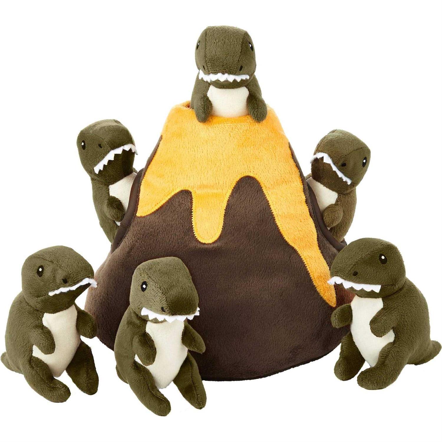 Frisco Hide & Seek Plush Volcano Puzzle Dog Toy - Healthber