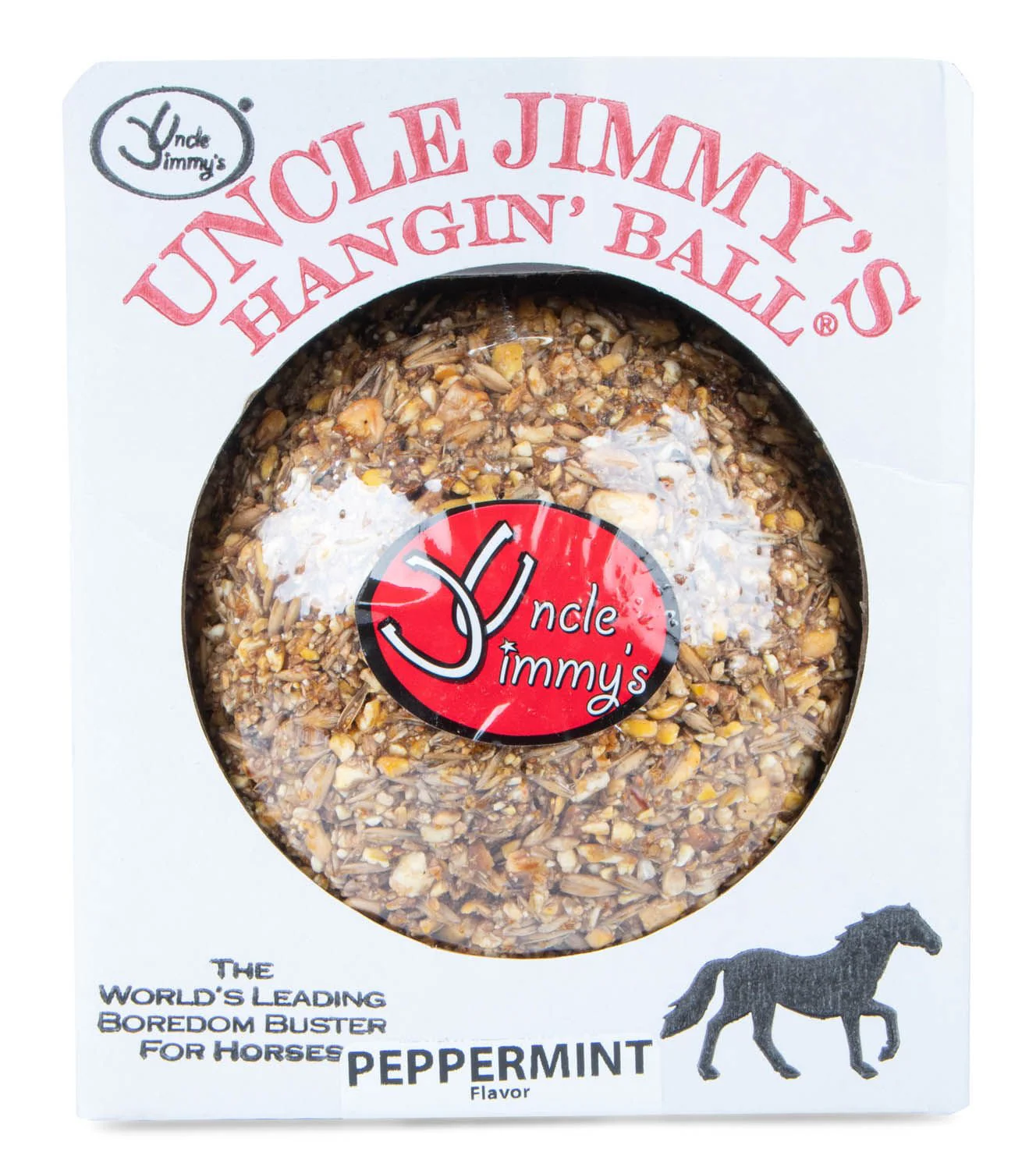 Uncle Jimmy's Hangin Balls Horse Treat, 3.5 lb - Healthber
