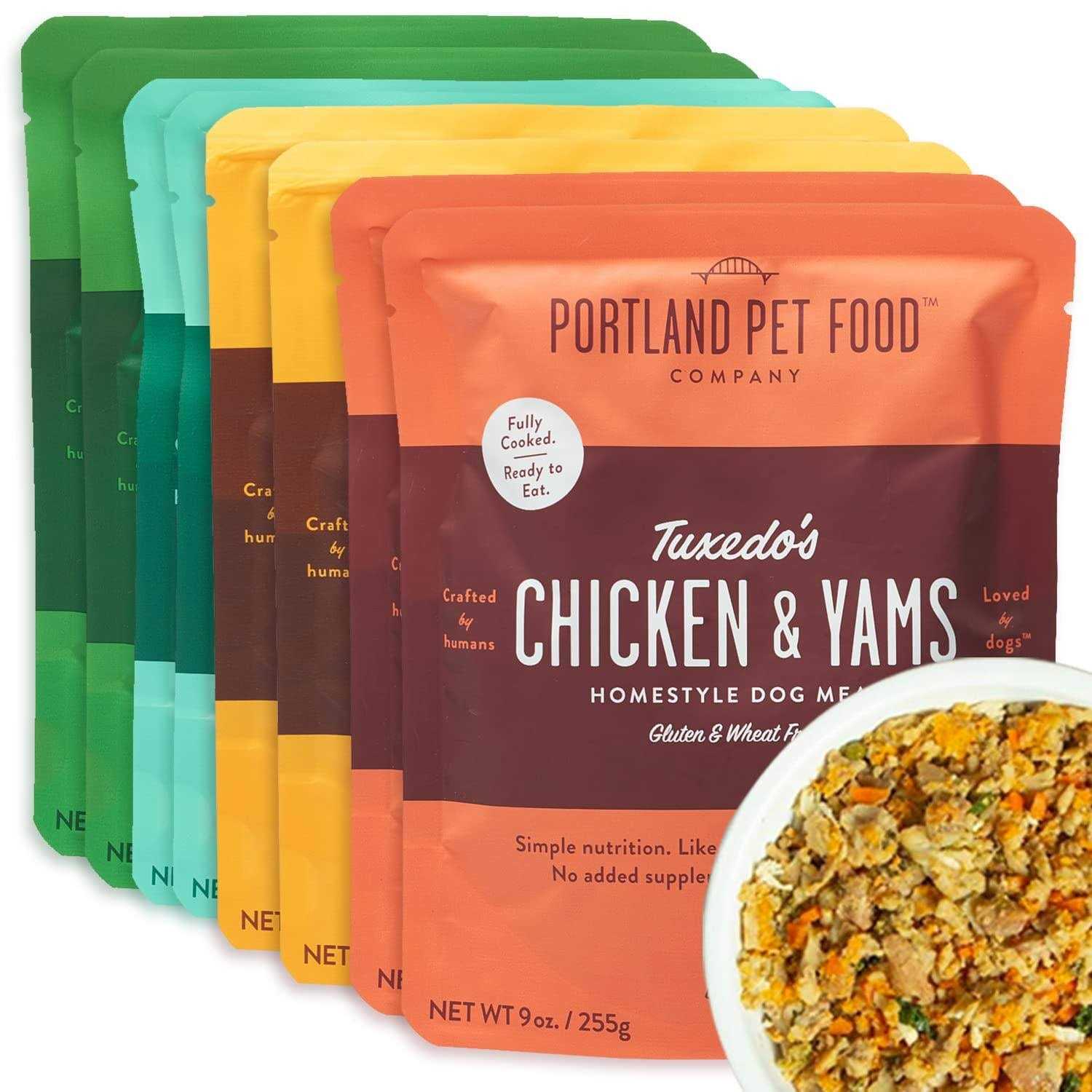 CRAFTED BY HUMANS LOVED BY DOGS Portland Pet Food Company Human-Grade Dog Food Pouch - Healthber