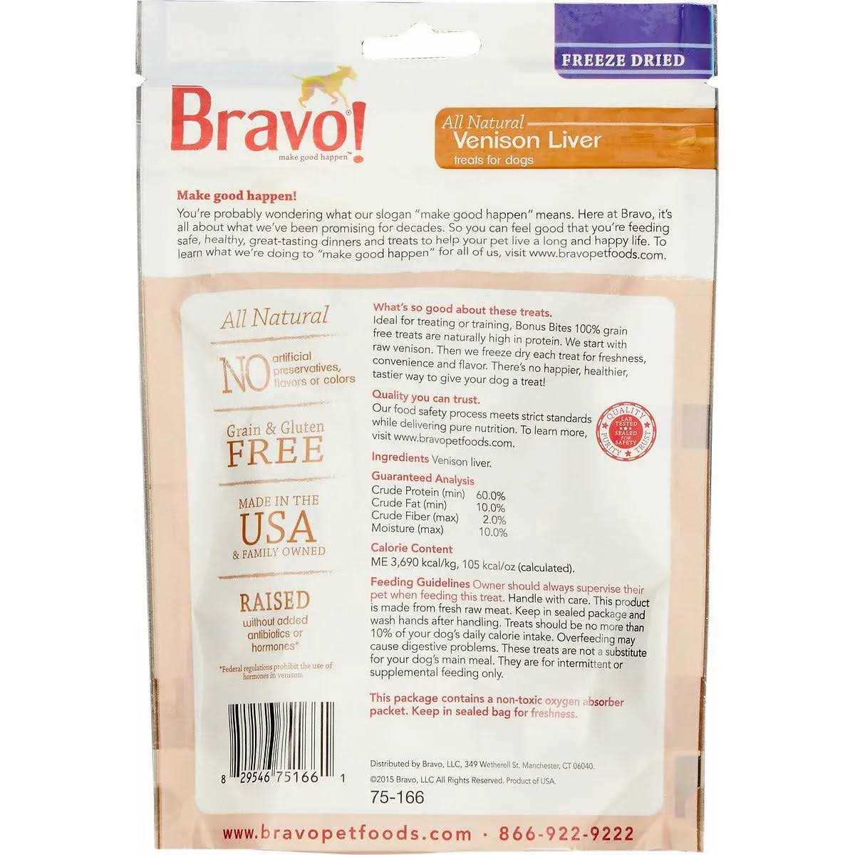 Bravo! Bonus Bites Freeze Dried Dog Treats - Healthber