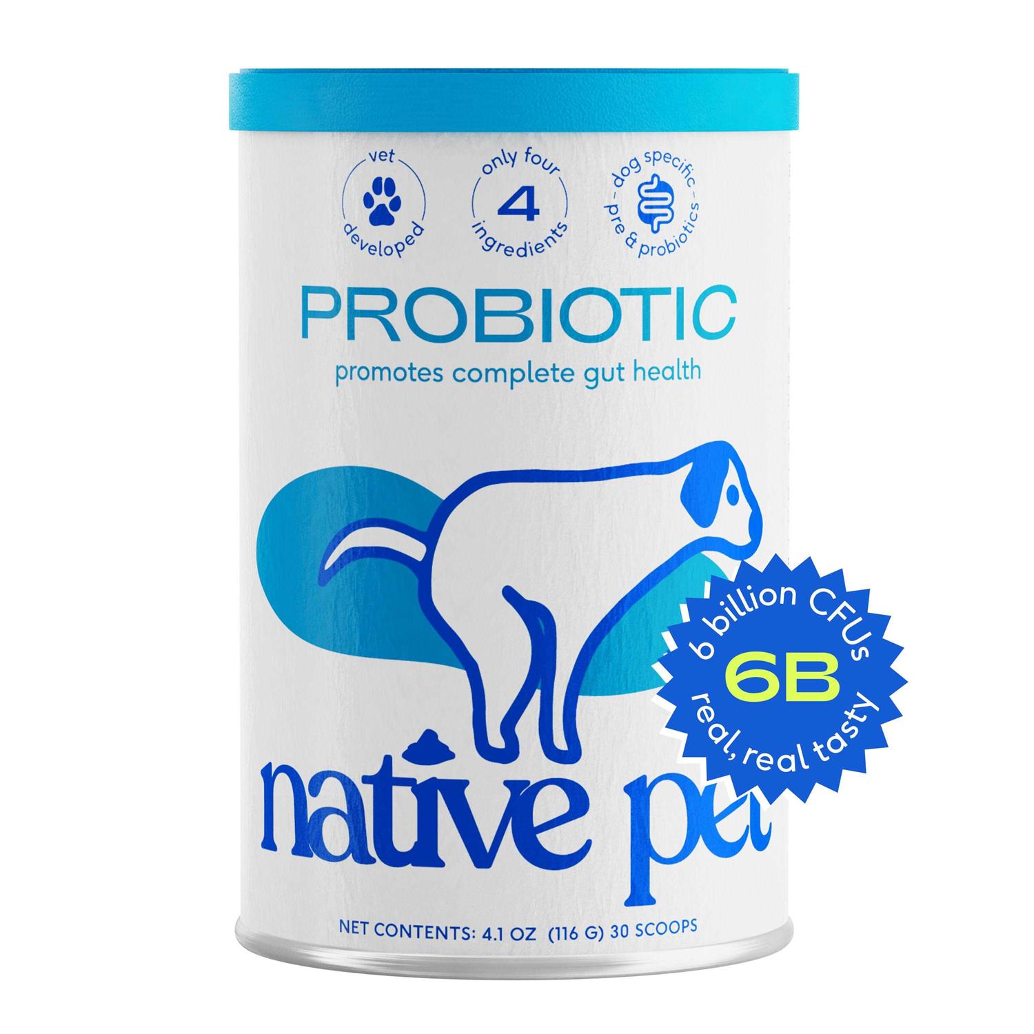 Native Pet Probiotic Powder Supplement for Dogs - Healthber