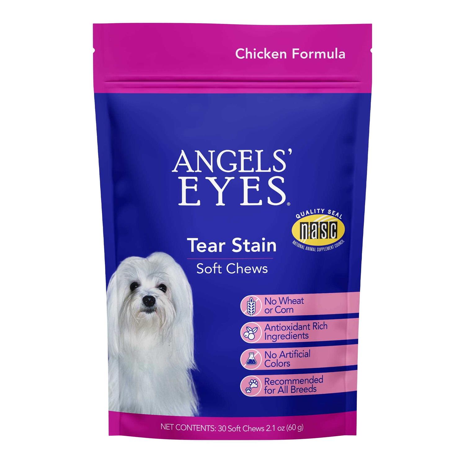 Angels Eyes Tear Stain Soft Chews for Dogs and Cats - Healthber
