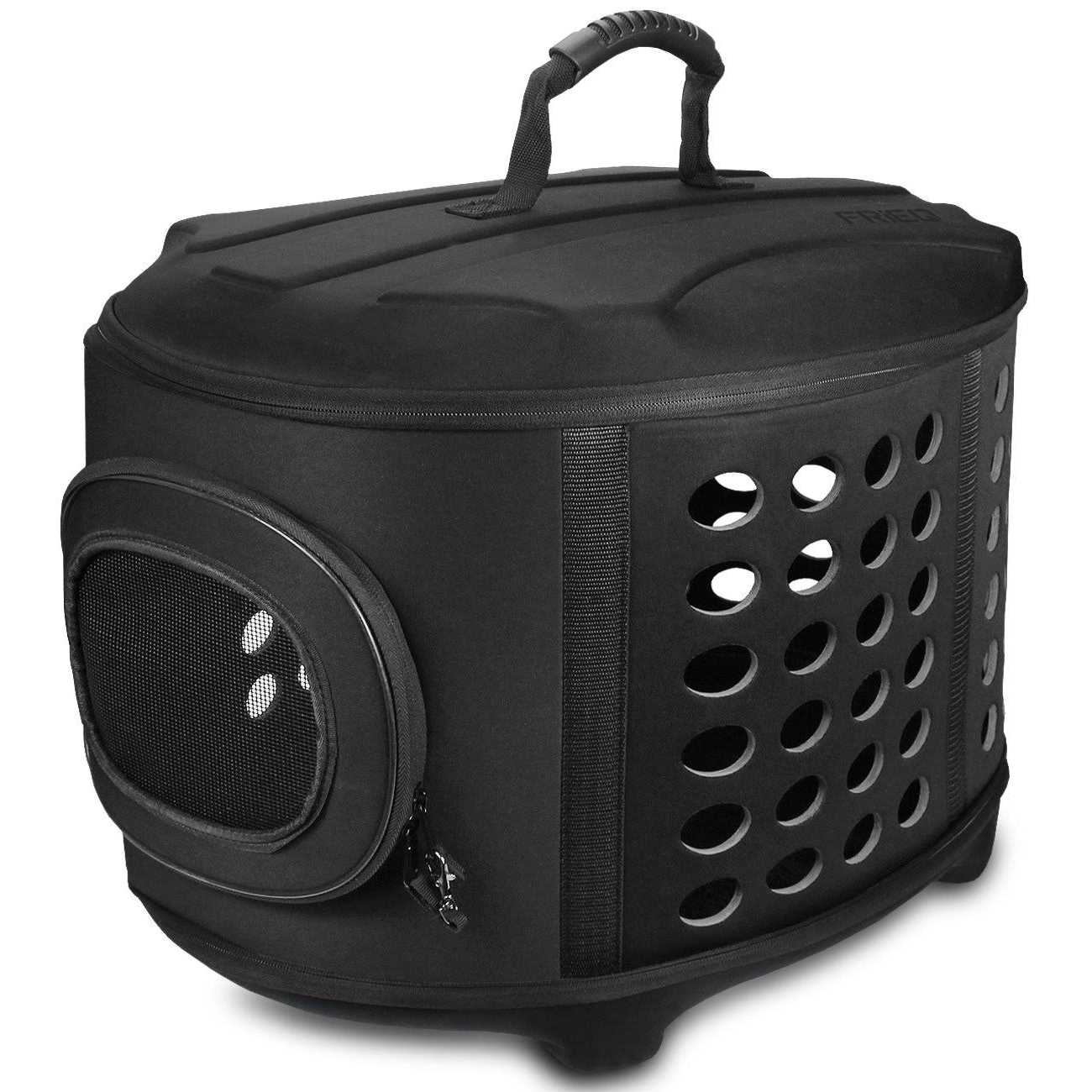 FRiEQ 23-Inch Large Hard Cover Pet Carrier - Healthber