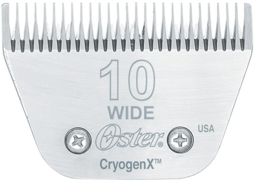 Oster Size 10 Wide CryogenX Blades - Healthber