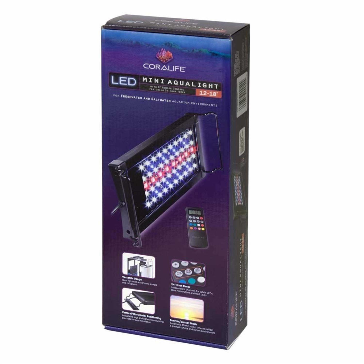 Coralife Aqualight Mini Aquarium LED Light Fixture - Healthber