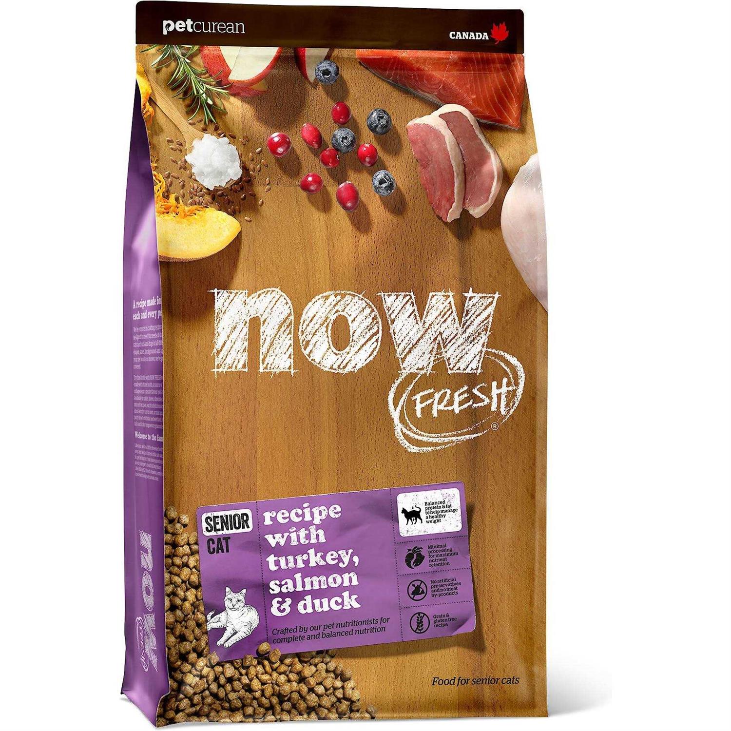 Now Fresh Grain-Free Senior Dry Cat Food - Healthber