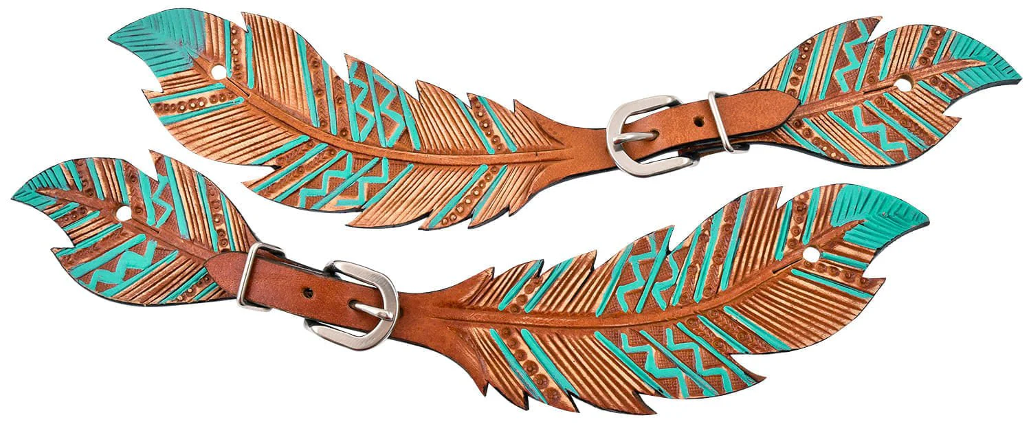 Showman Feather Spur Straps - Healthber