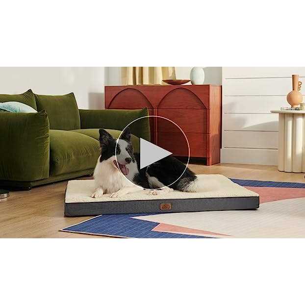 Bedsure Dog Bed for Large Dogs Orthopedic Waterproof Dog Beds with Removable Washable Cover - Healthber