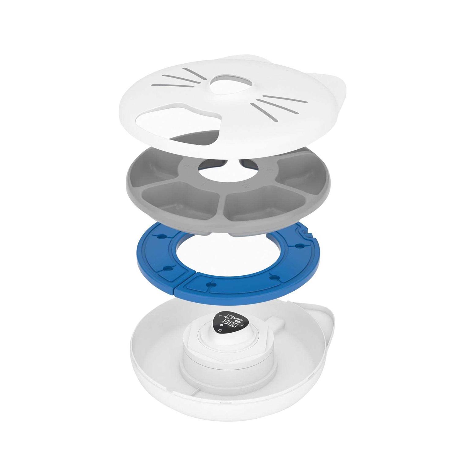 Catit Pixi Smart 6 Meal Feeder - Healthber